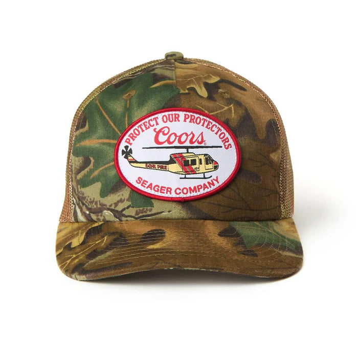 Camo Seager x Coors Banquet Helo Trucker Snapback