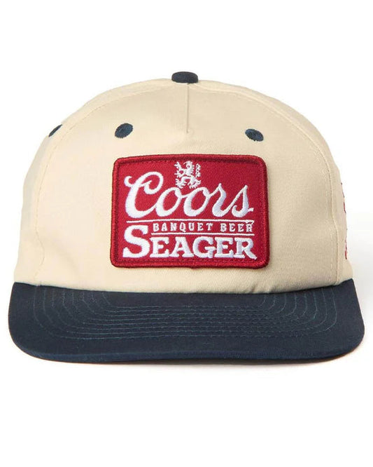 Cream & Navy Seager x Coors Banquet Snapback Hat