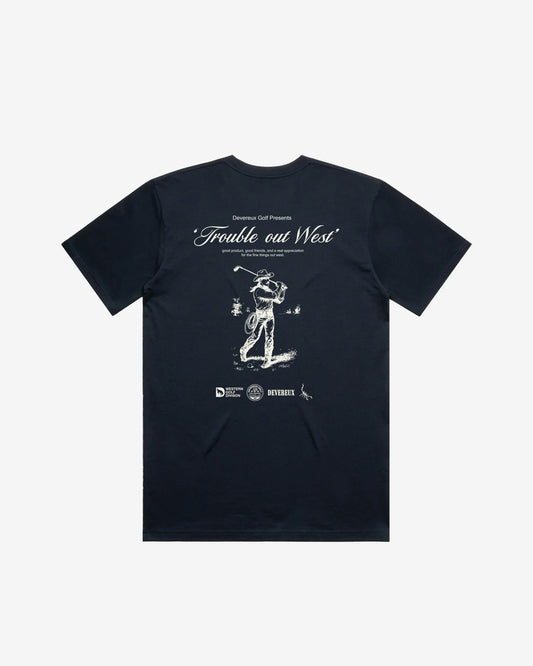 Trouble Out West Tee