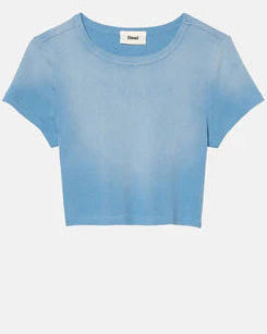 Sun Faded Baby Blue Babydoll Core Tee