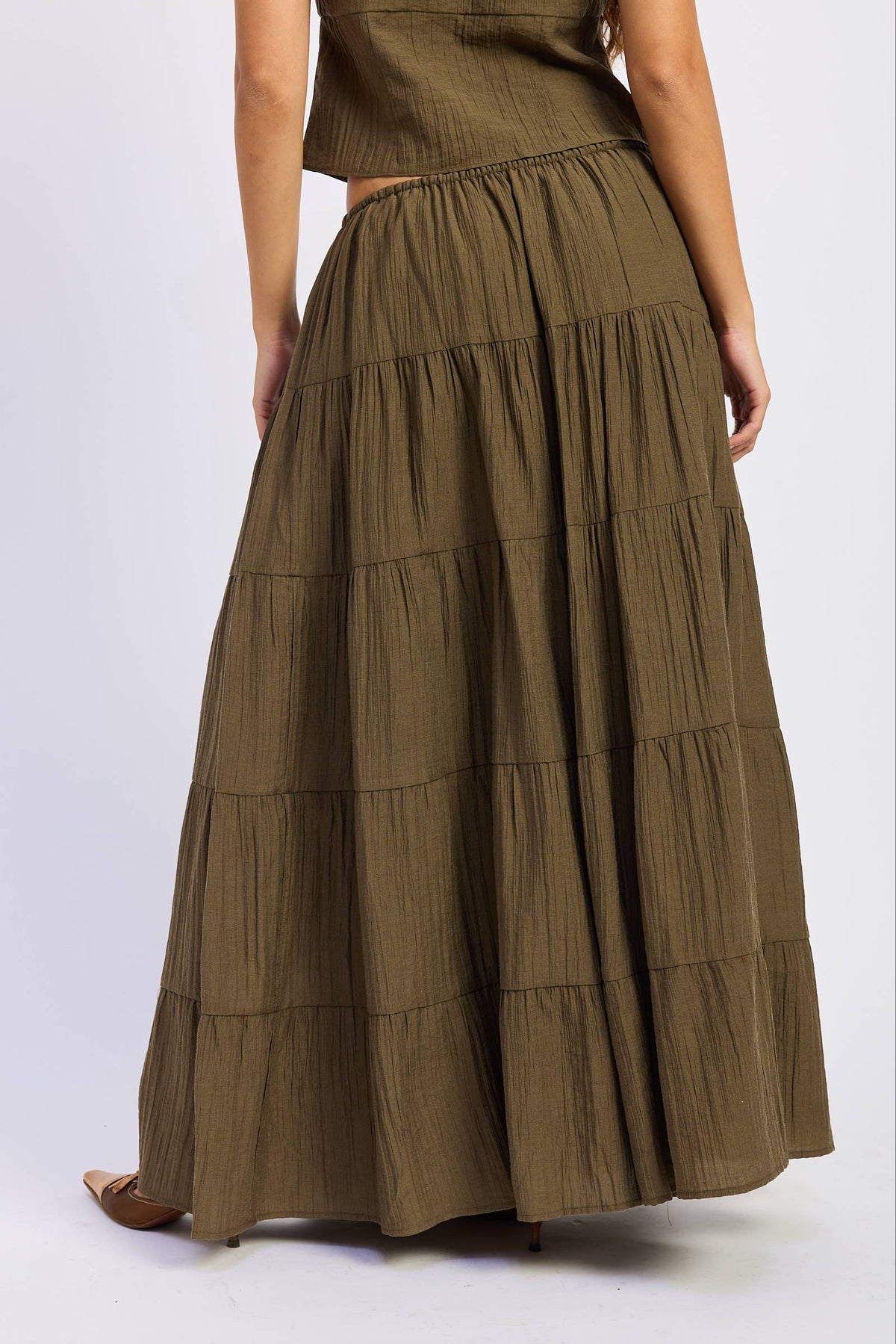 Tiered Maxi Skirt