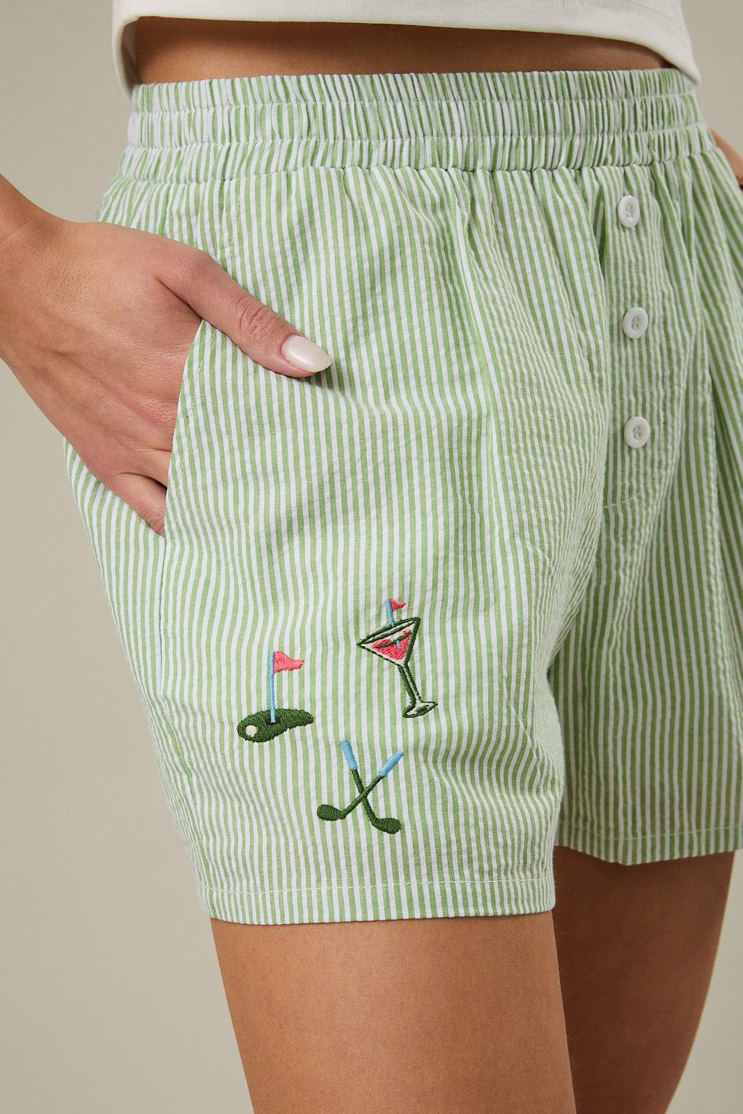 Golf Gingham Boxer Shorts