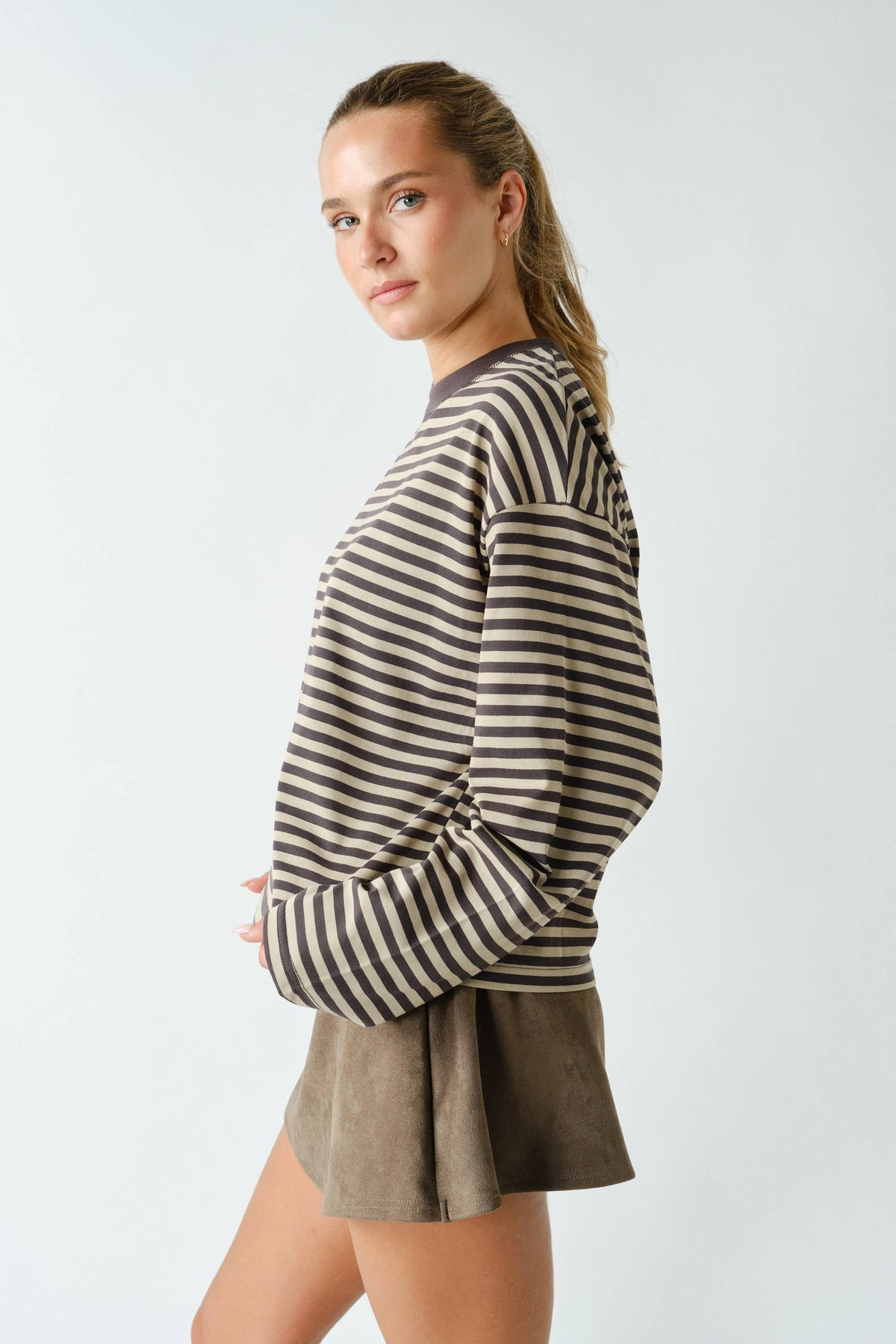 Striped Long-Sleeve Tee
