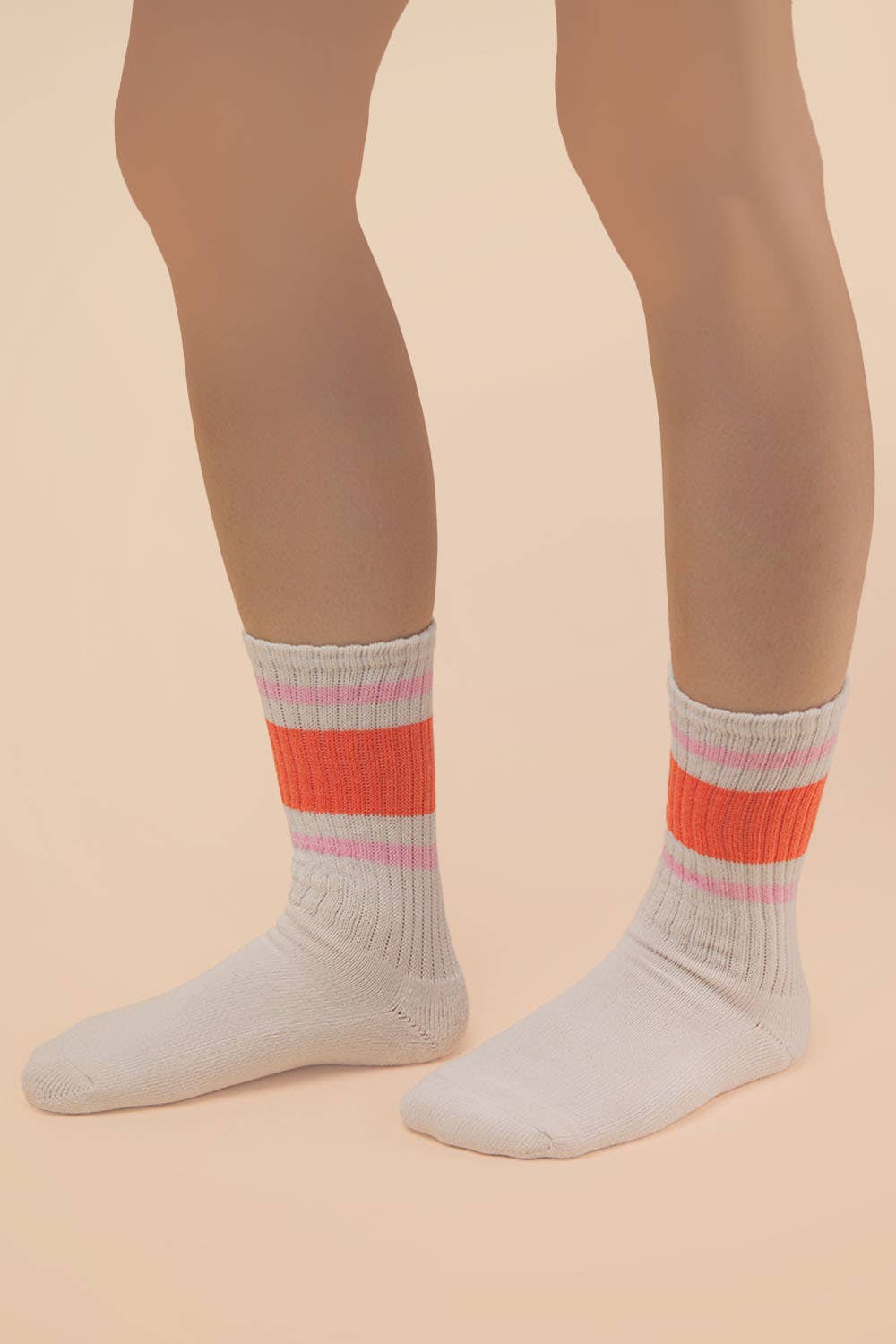 SC10045C - Color Block Crew Socks