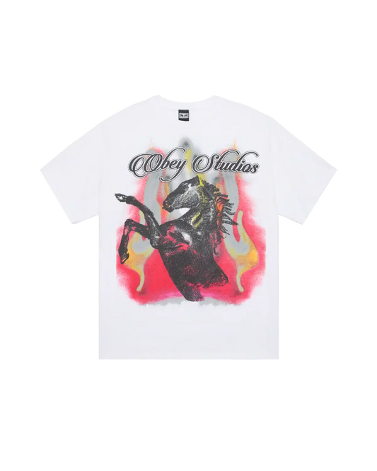 OBEY STUDIOS HORSE SS TEE