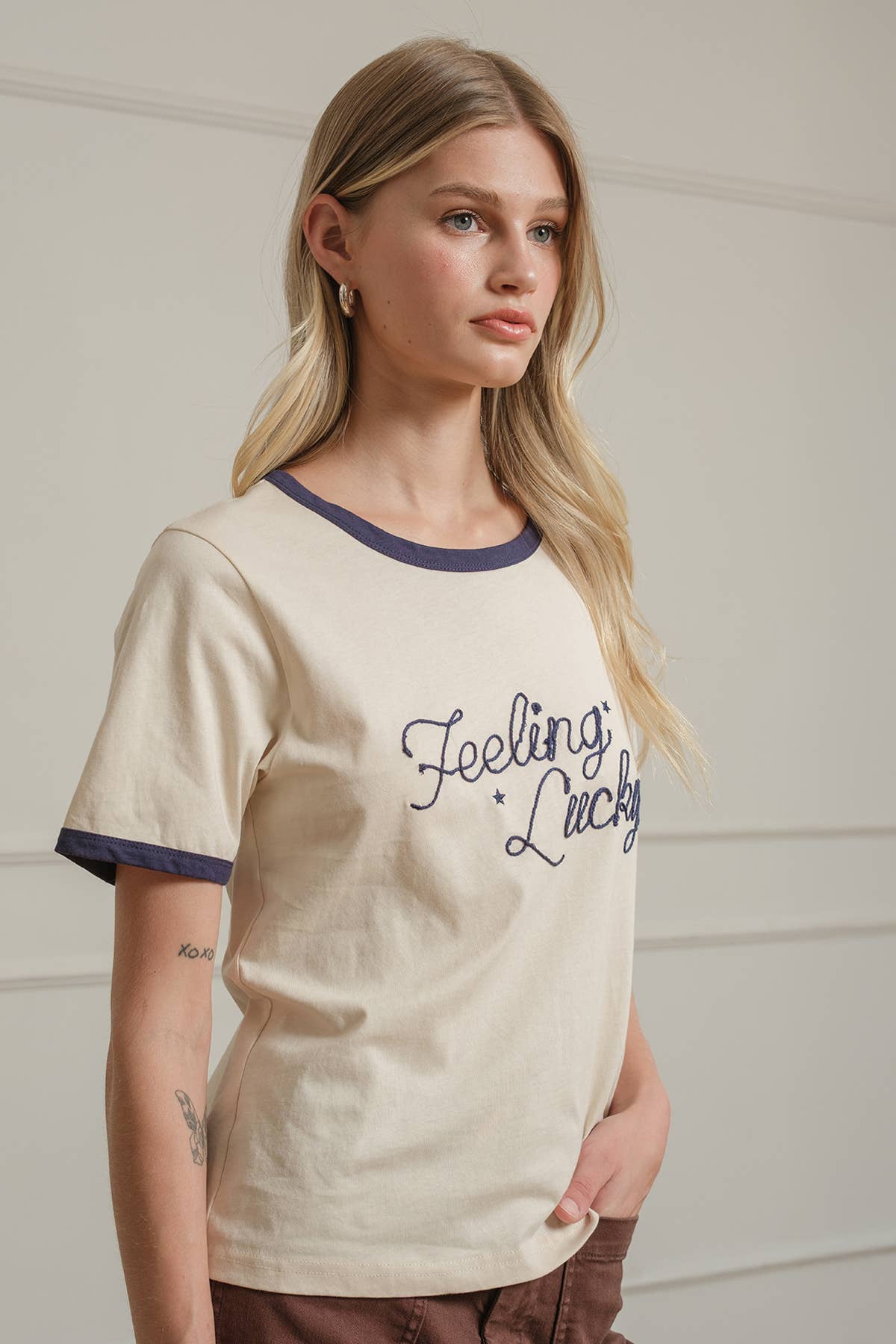 Feeling Lucky Ringer Tee