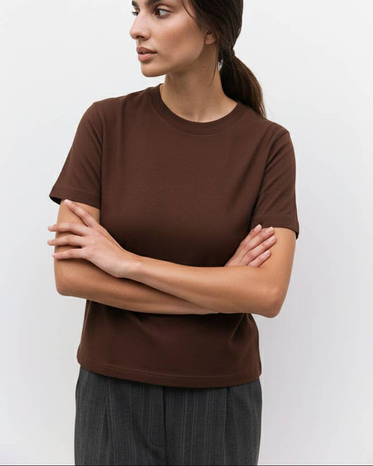 Brown Lanie Tee