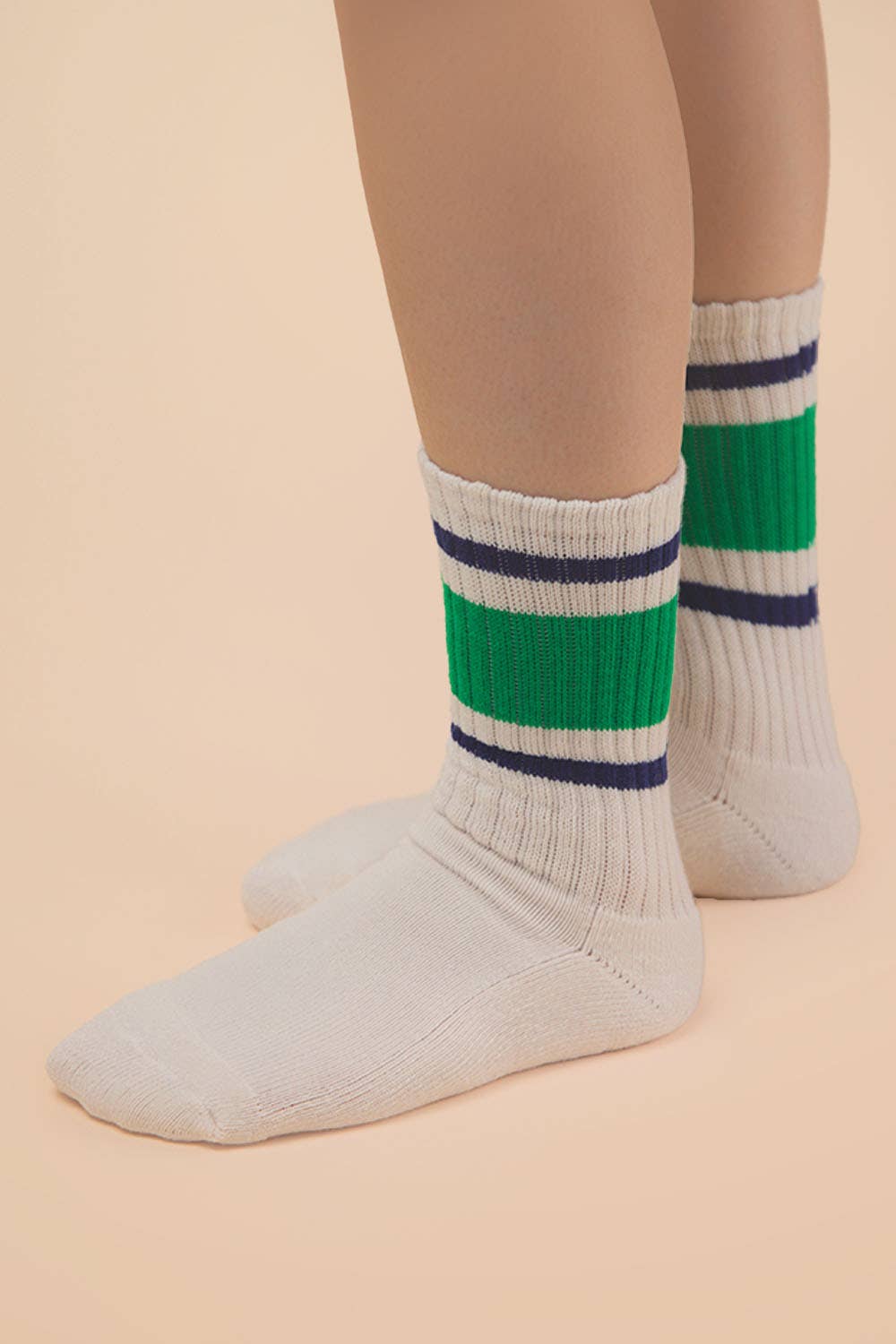 SC10045C - Color Block Crew Socks