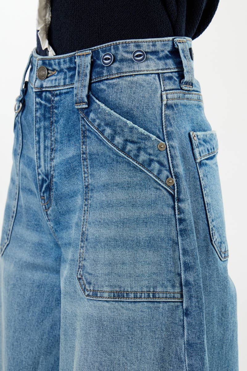 High Rise Endless Wide Leg Jeans