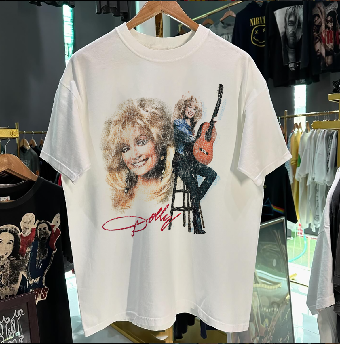 Dolly Parton Dollywood Vintage Washed Tee