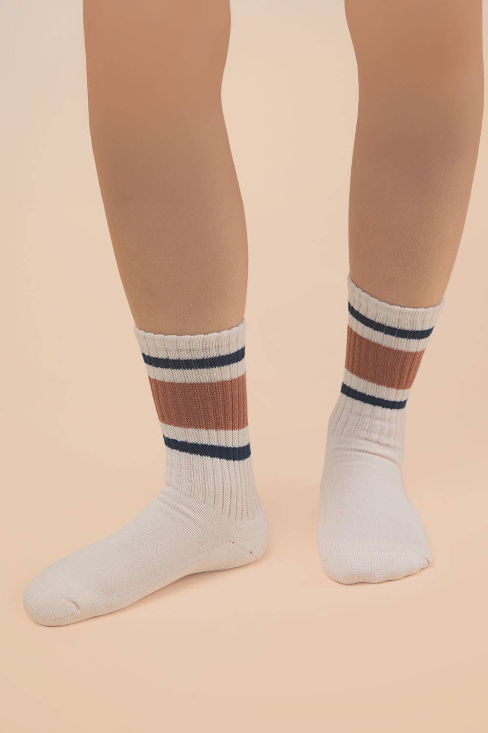 SC10045C - Color Block Crew Socks