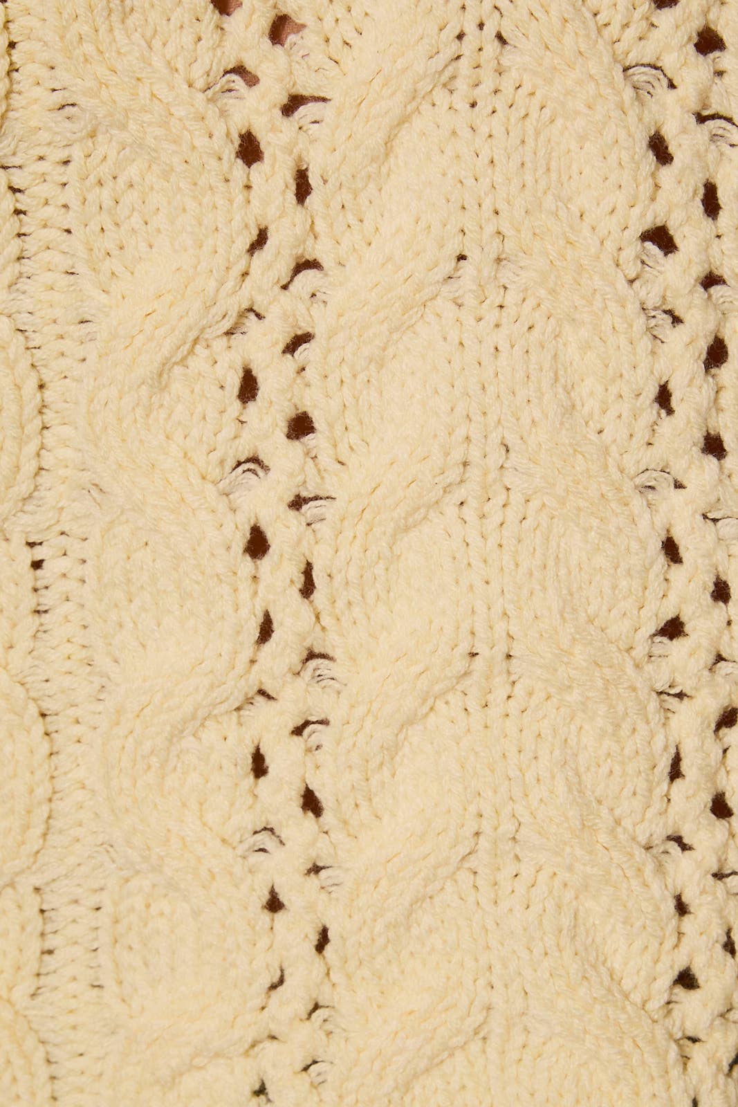 CABLE KNIT SWEATER TOP