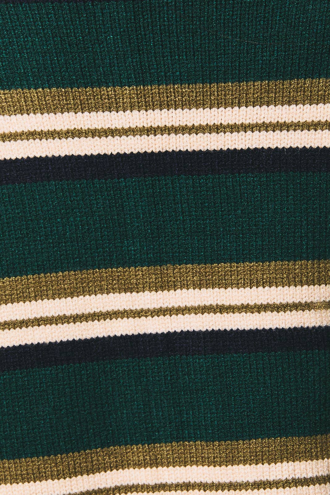 ROLL HEM BUTTONS DETAIL STRIPED CARDIGAN