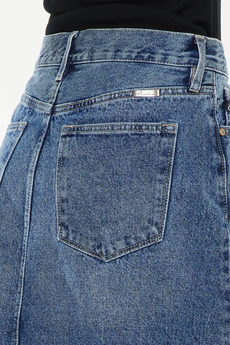 90'S Denim Maxi Skirt
