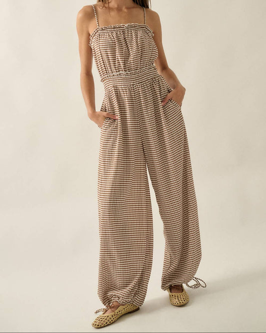 Gingham Cami Jumpsuit