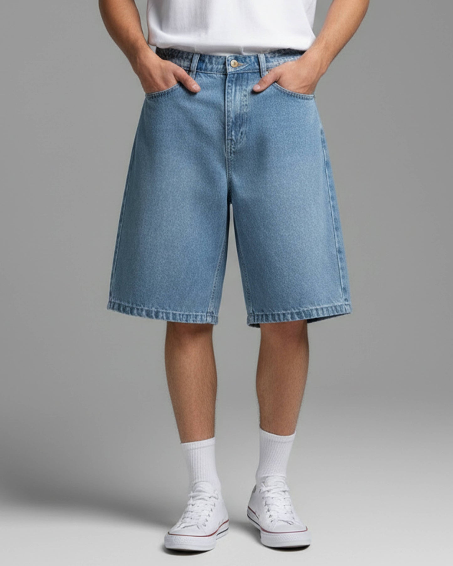 BAGGY FIT DENIM SHORTS