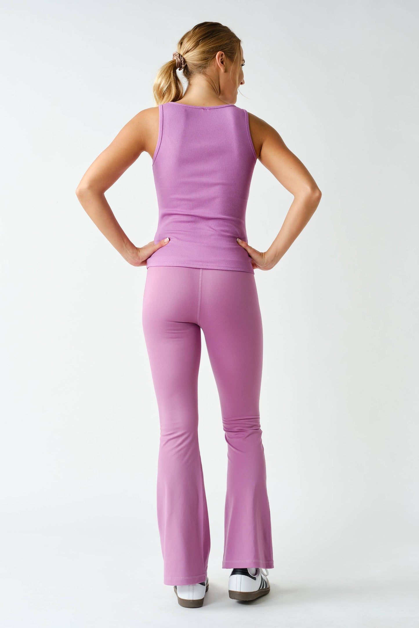 Square Neck Ribbed Tank Top