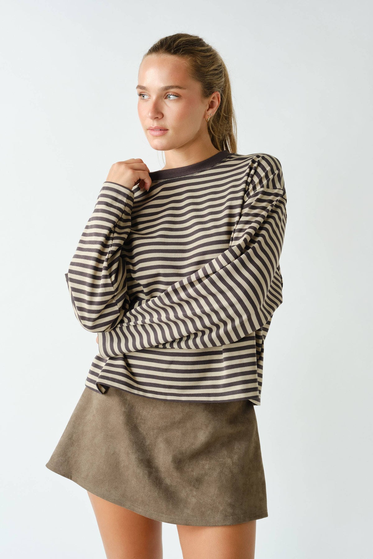Striped Long-Sleeve Tee