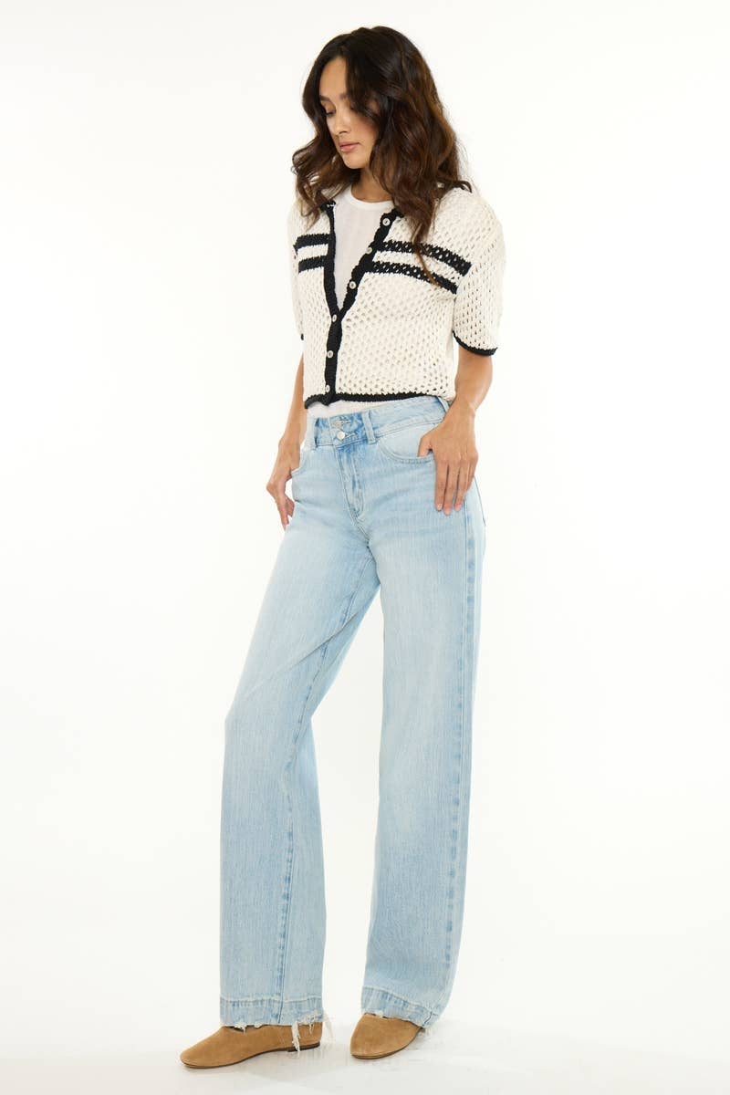 HIGH RISE WIDE TROUSER-KC20124L